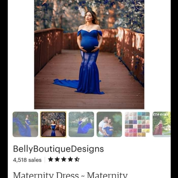 Dresses & Skirts - Blue Maternity Dress New